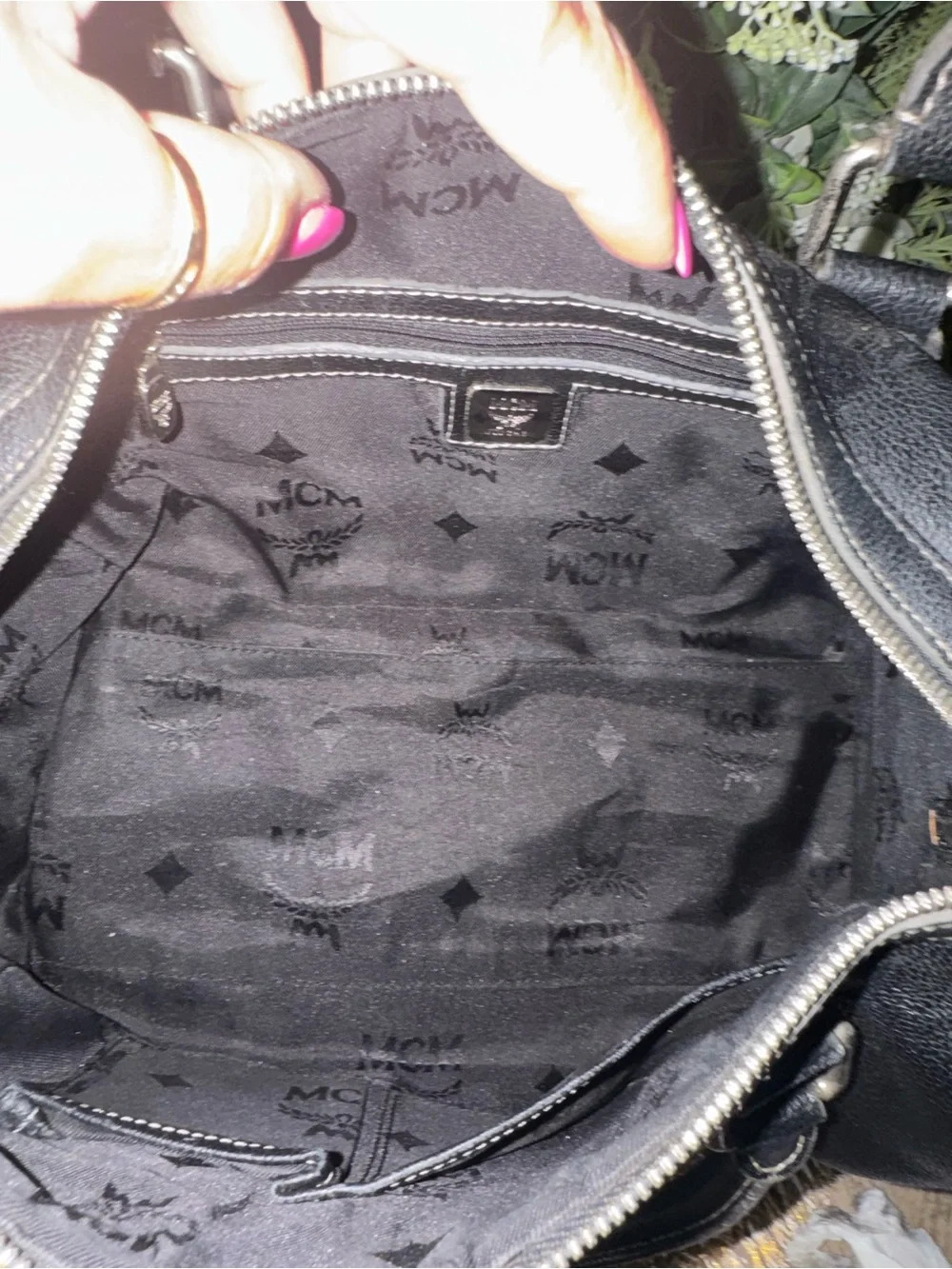 MCM classic satchel